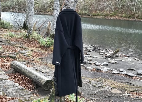 young min over size long coat