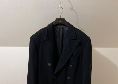 gucci double chesterfield coat