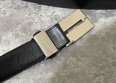 burberry leathear belt #2