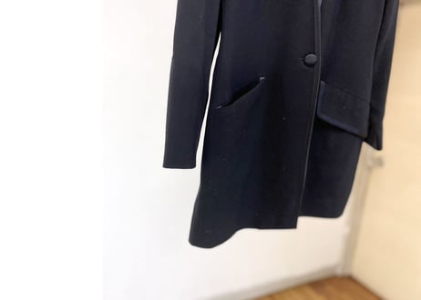 dkny no collar jacket