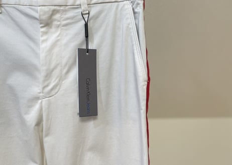 calvin klein jeans side line trousers