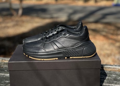 bottega veneta 2019aw leather sneakes black 41 dead stock