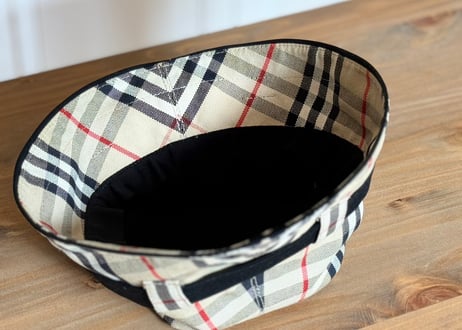 burberry check hat