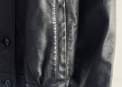 salvatore ferragamo leather blouson