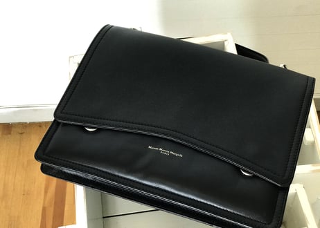 2015aw maison margiela leather shoulder bag