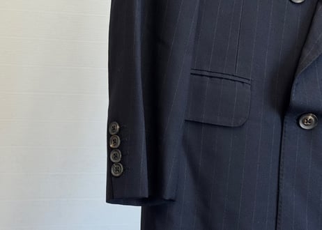 burberry set up suit stripe