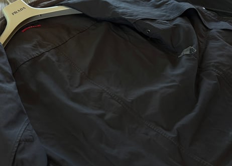 prada stand collar jacket