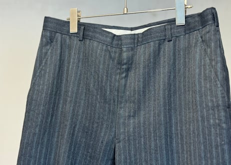 dior stripe single set up suit