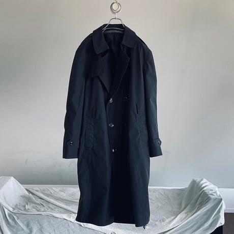 double black trench coat