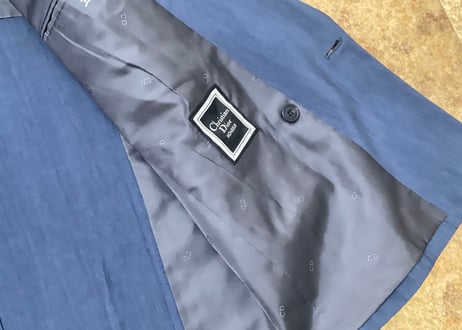 christian dior double set up suit