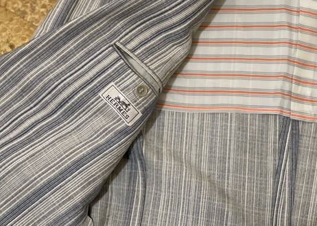 hermes stripe set up suit