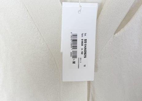 2019ss maison margiela cashmere over size cardigan white dead stock
