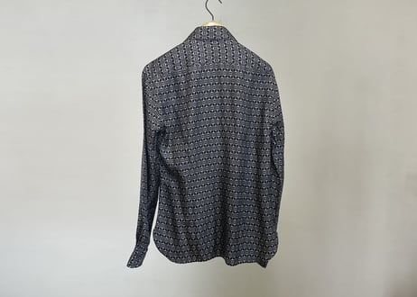 gucci Jacquard silk shirt dead stock