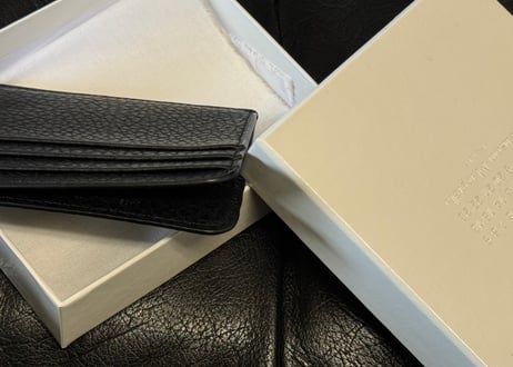 maison mariale leather holder dead stock