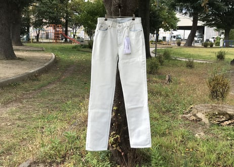 2019ss maison margiela bleach denim dead stock