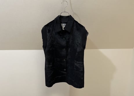 issey miyake cut off jacket