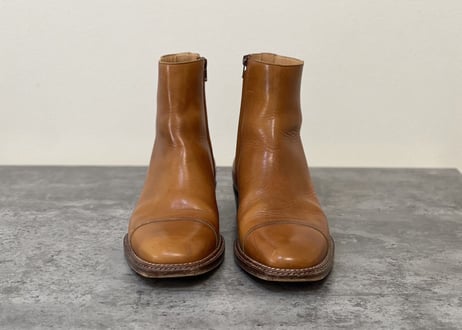 maison margiela "replica" leather heel boots 43