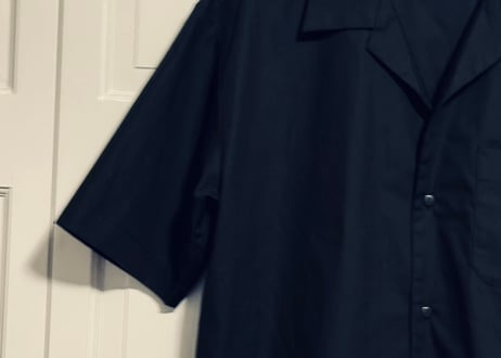 united athle twill open collar shirt dead stock