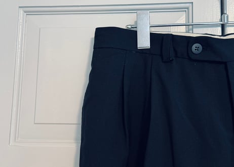 yves saint laurent side line tuxedo trousers