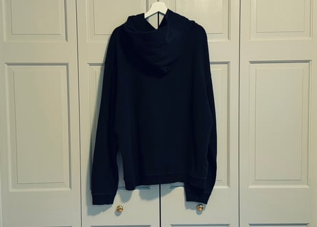 maison margiela 2021aw logo reverse over size hoodie