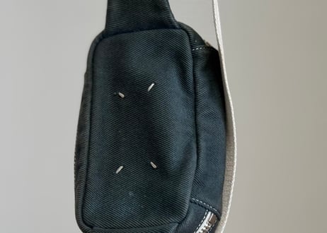 maison margiela denim shoulder bag