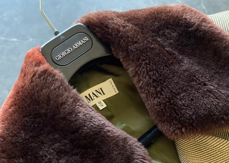 giorgio armani "MANI" fur coat