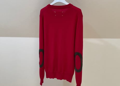 maison margiela 2019aw elbow patch knit dead stock