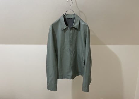 emporio armani sheep leather shirt jacket
