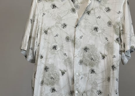 jilsander 2017ss "総柄" shirt