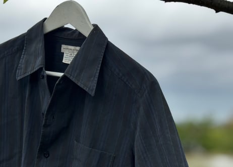 driesvannoten "初期" stripe shirt