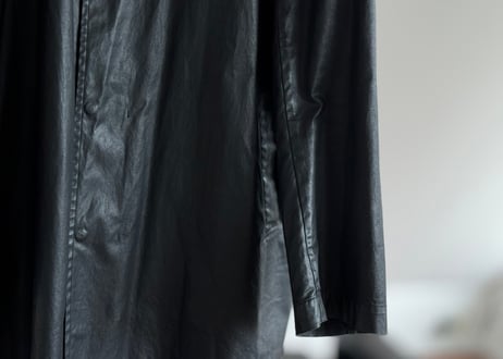 jilsander "初期" fake leather coat