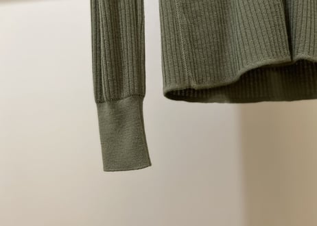 jilsander + quarter zip knit dead stock