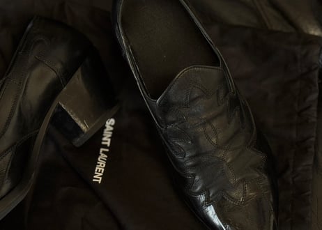 saint laurent paris heel shoes