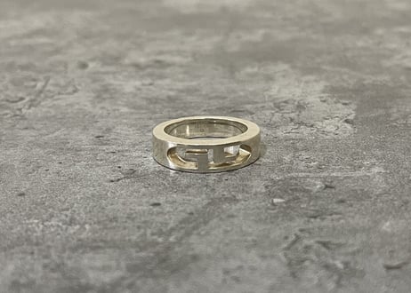 gucci decoration silver ring 14号