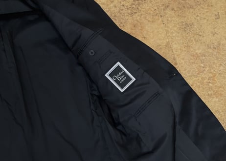 christian dior tuxedo set up suit