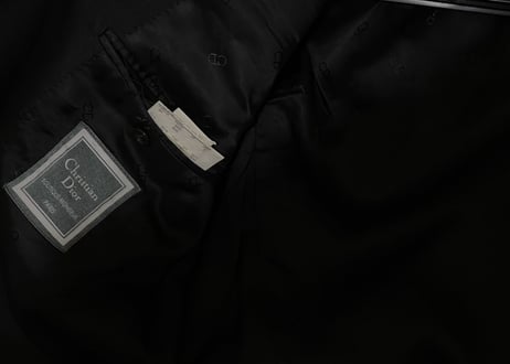 dior made in Italy tuxedo jacket