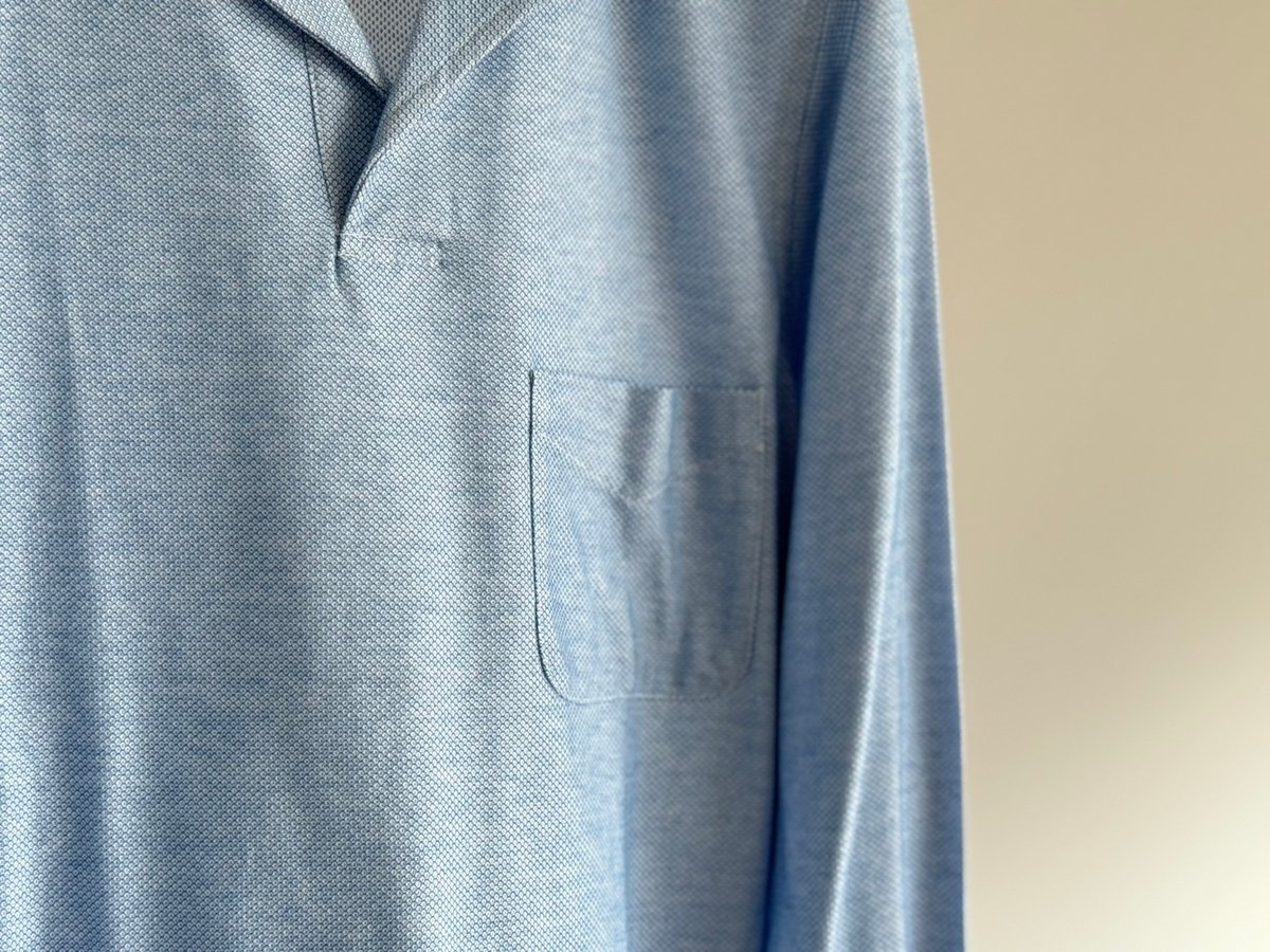 oscar marangon shirt blue | weekend tokyo
