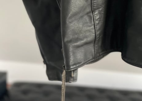 80's leather blouson made in USA