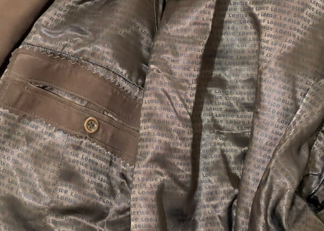 loewe leather belted coat