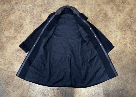 gucci leather switch long coat