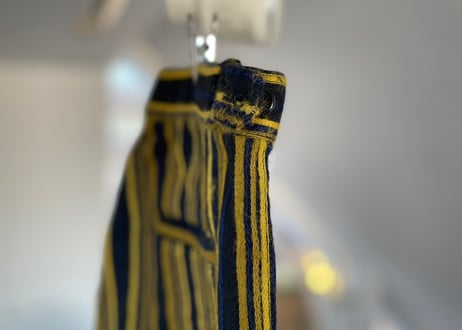 comme des garcons shirt made in France multicolored slacks