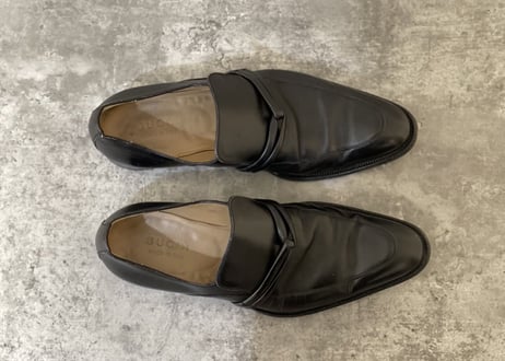 gucci leather loafer