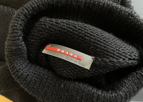 prada turtleneck knit