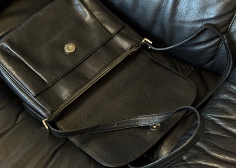 loewe anagram leather shoulder bag