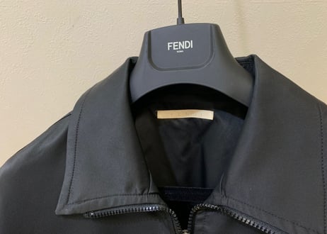 fendi nylon logo blouson black