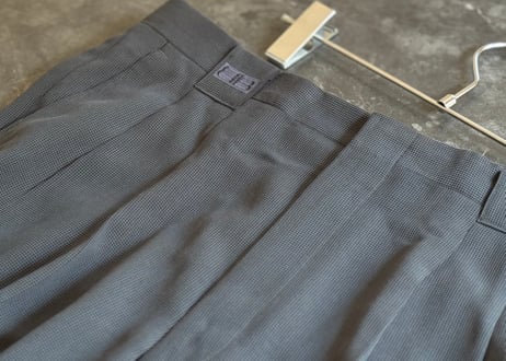 balenciaga BB logo polyester summer tack trousers dead stock #A