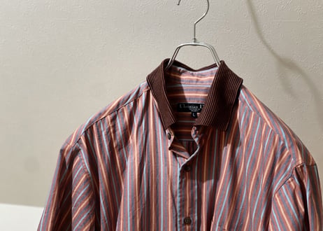 1980-90s christian dior stripe shirt