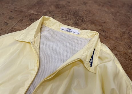 balenciaga logo nylon jacket