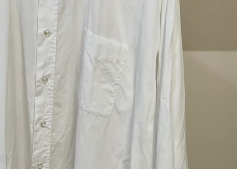 maison margiela "白タグ" over size long shirt
