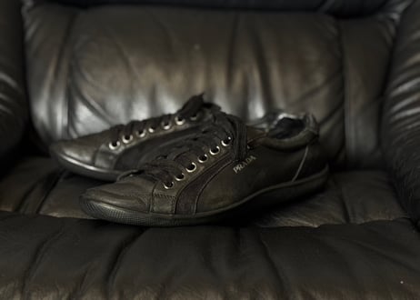 prada sports leather sneakers